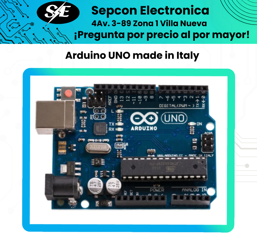 Placa Arduino uno r3 made in i