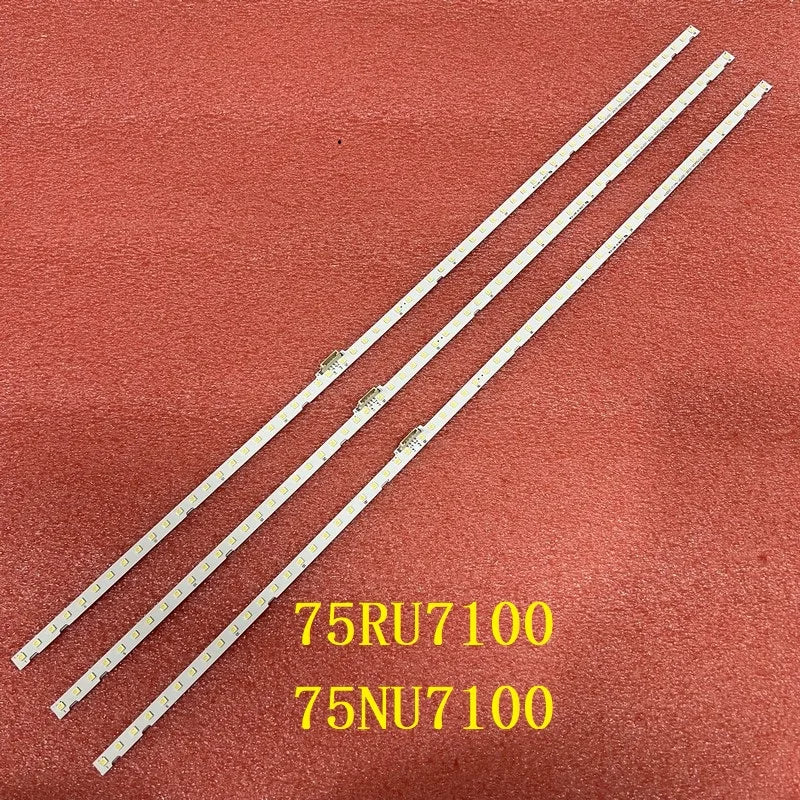 Tiras LED para televisión Samsung de 75 Pulgadas 75nu7100, UN75RU7100, UE75NU7100, UE75NU7200, UN75NU7100, UN75NU6900, UN75NU6950, UN75NU7200, UN75NU7100, G3