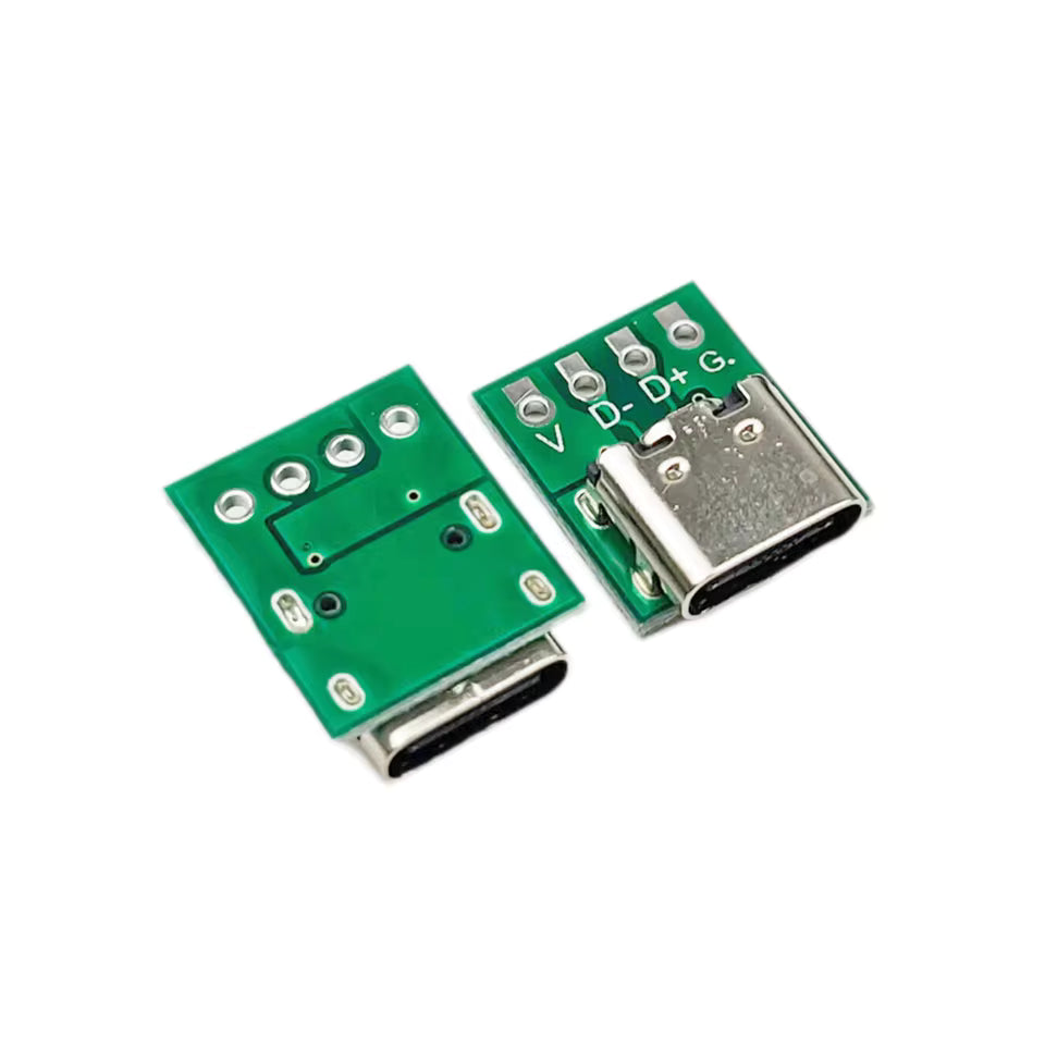 Puerto USB C en placa
