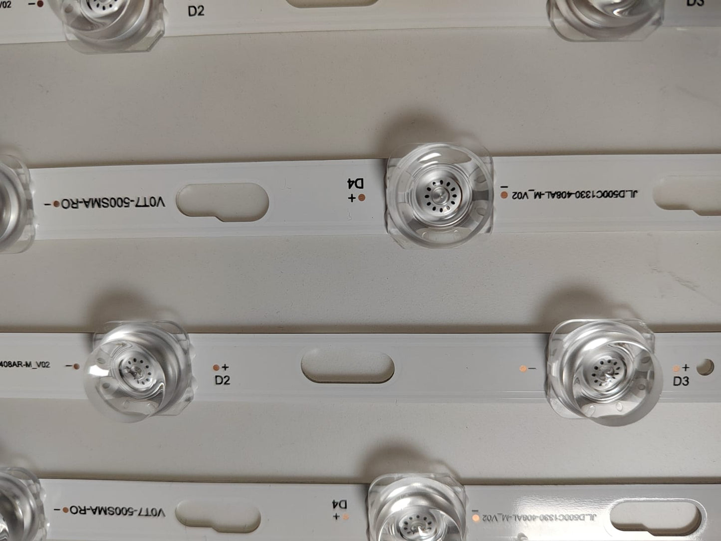 Tira LED para televisión SAMSUNG 50" 50AU7000, UN50TU8000P, UA50TU8000, UE50TU7100