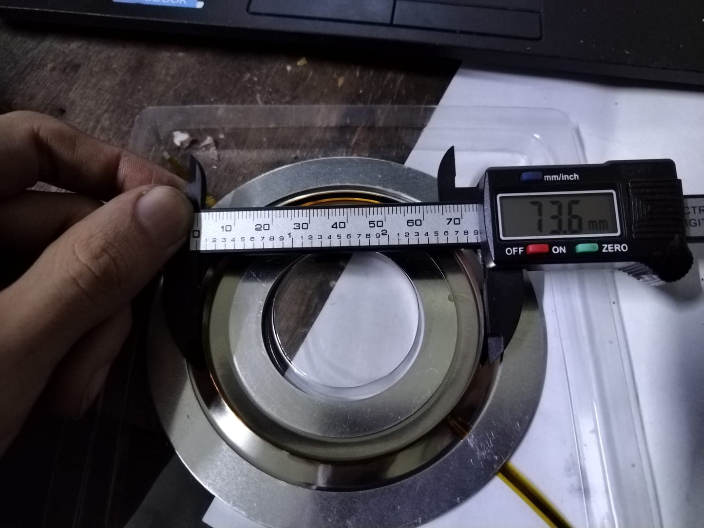 Membrana de repuesto TU - 57 diámetro bobina 73.5 mm y Base 106 mm