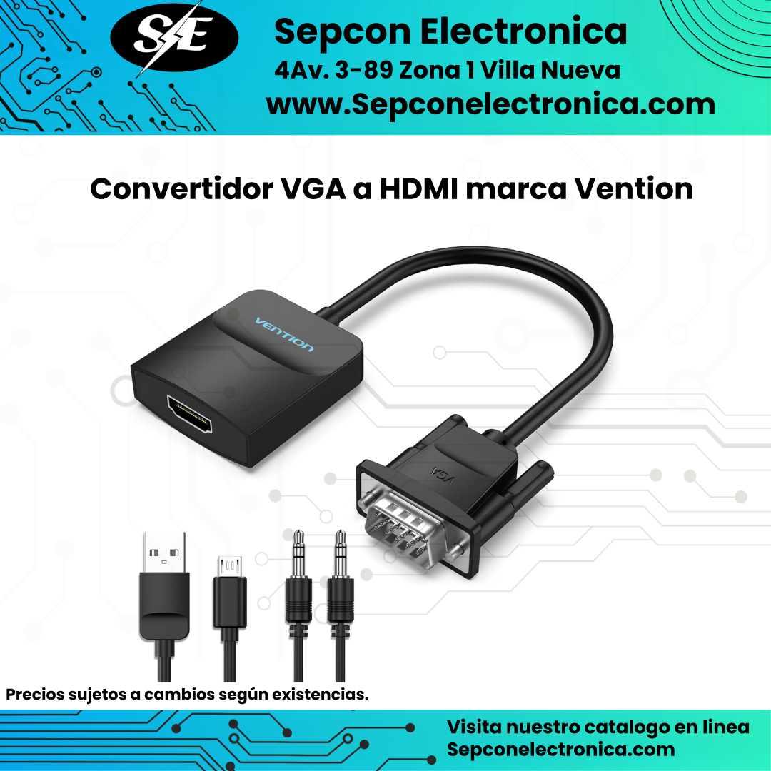 Convertidor VGA a HDMI Vention