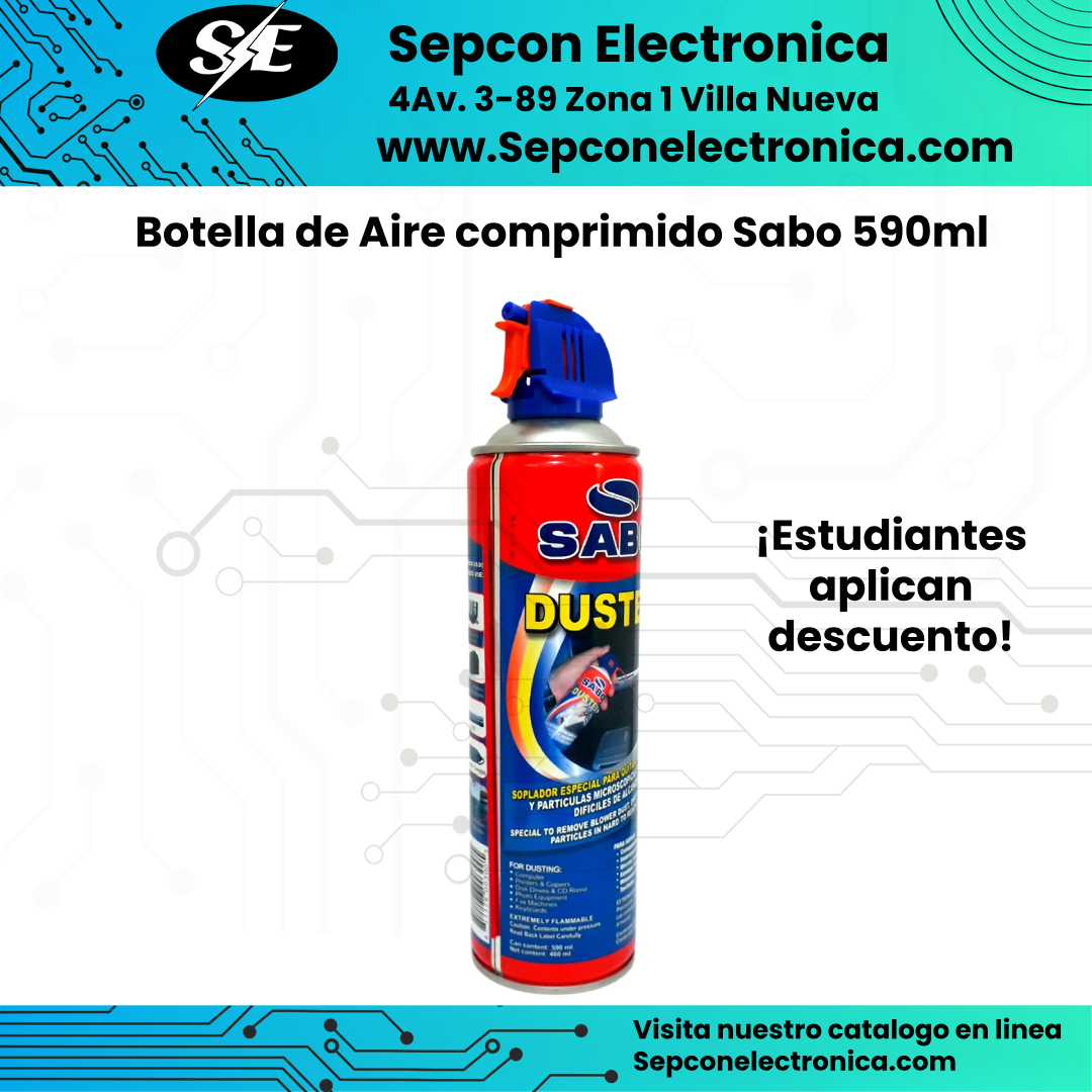 Aire comprimido Sabo 590ml