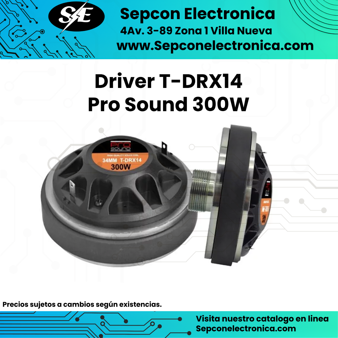 Driver T-DRX14 Pro Sound 300W