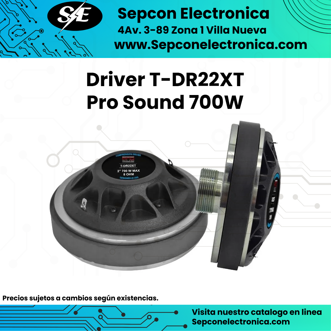 Driver T-DR22XT Pro Sound 700W