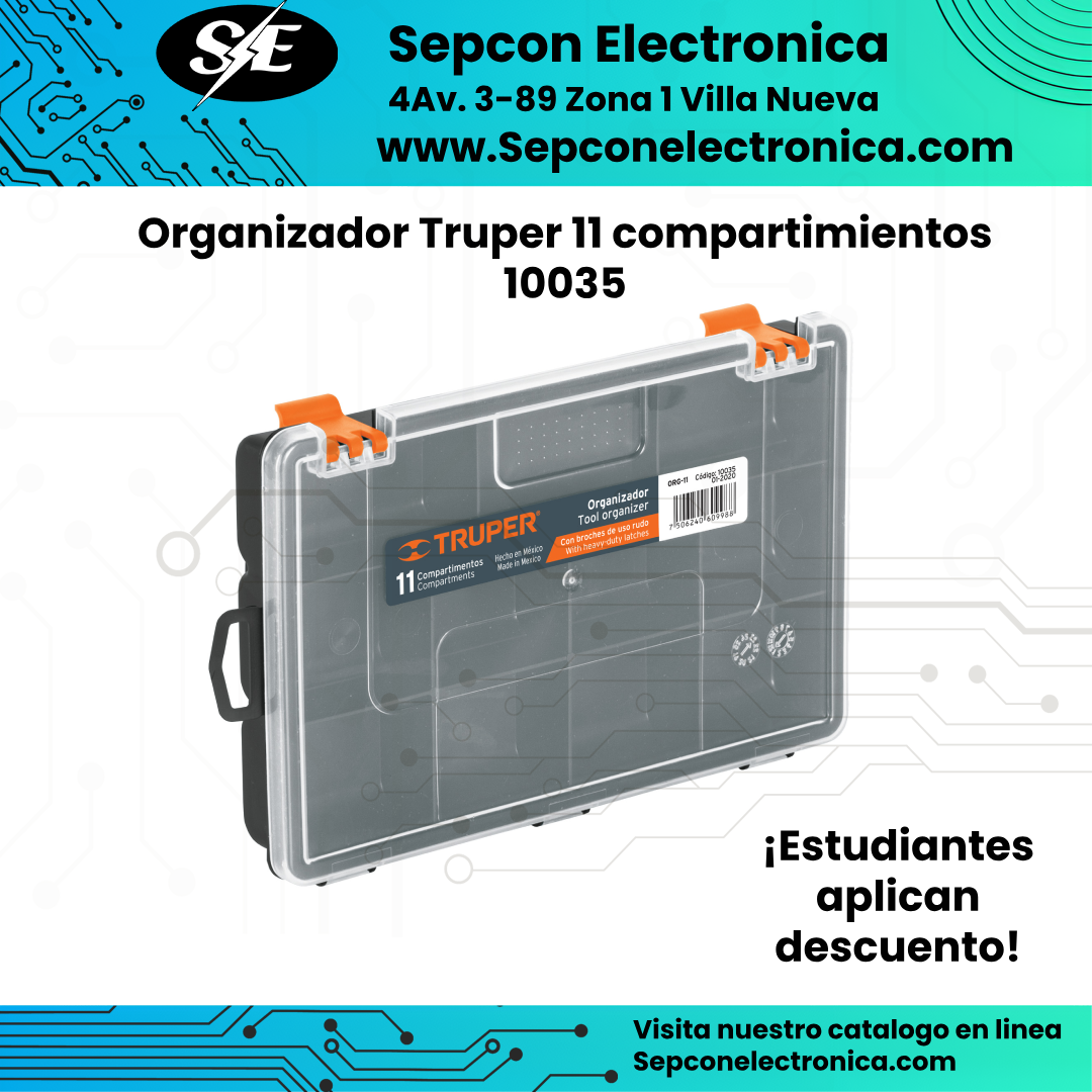 Organizador Truper 11 compartimientos 10035