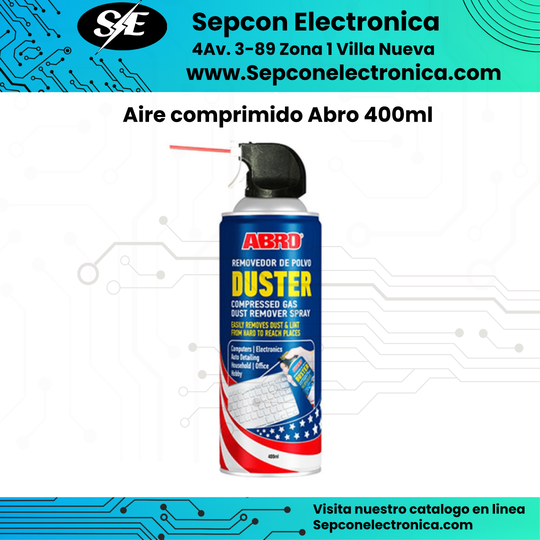 Aire comprimido Abro 410ml