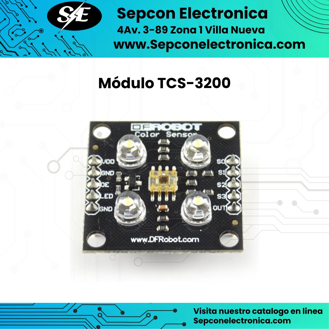 Modulo sensor de color TCS3200