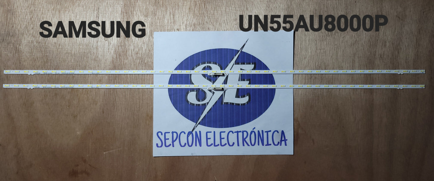 Tira LED para televisión SAMSUNG " UN55AU8000P