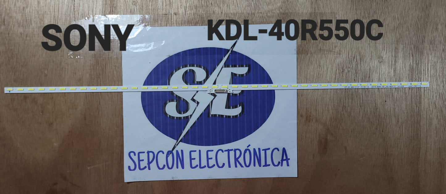 Tira LED para televisión SONY 40" KDL-40R550C