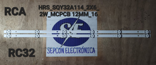 Tira LED para televisión RCA 32" RC32A17N-SM