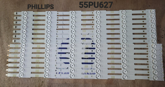 Tira LED para televisión PHILLIPS 55" 55PU627