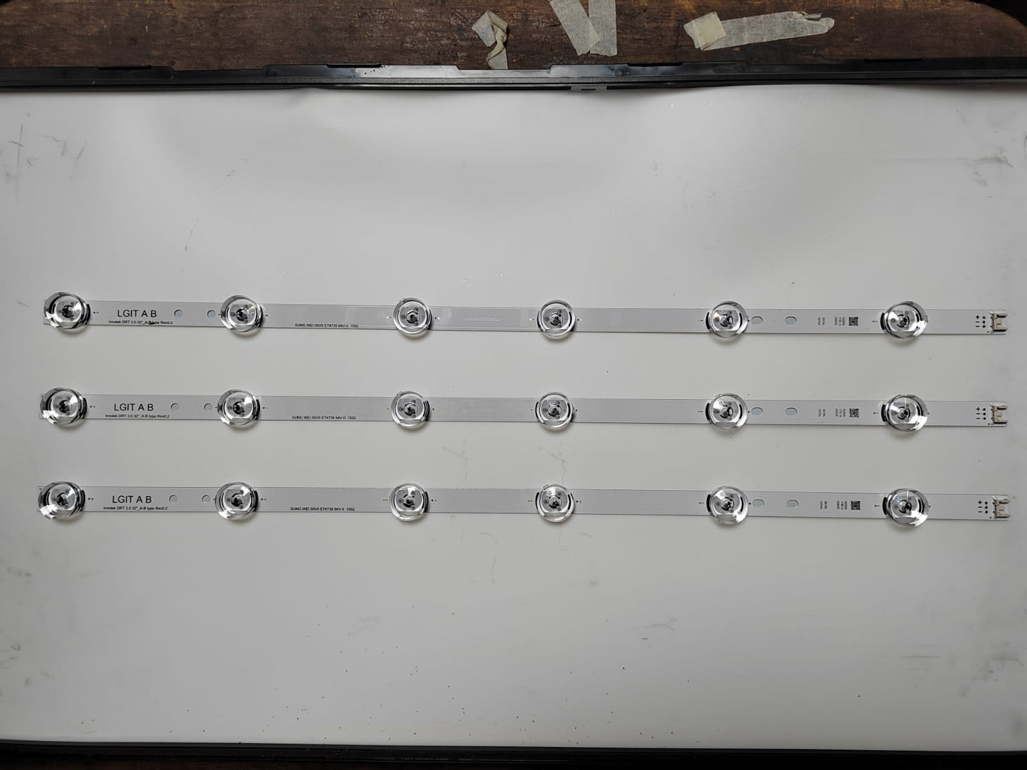 Tiras LED para televisión LG de 32 Pulgadas 32LB clásica 32lb570, 32LF5800, 32LB5610, 32LB550B, 32LB561, 32LB572, 32LB570, 32LB550, 32LB580, 32LB582, 32LB5700, LC320DUE, 32MB27VQ, 32LB580,