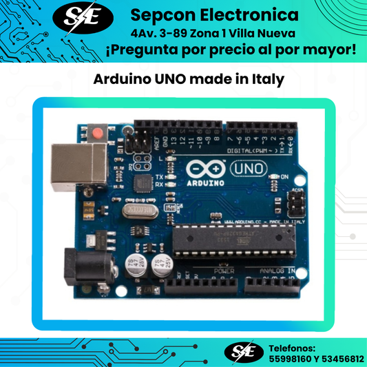 Placa Arduino uno r3 made in i