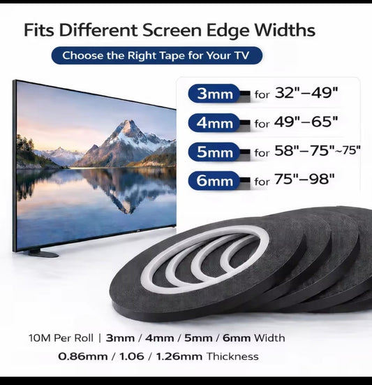 CINTA DOBLE CARA PARA PANTALLA