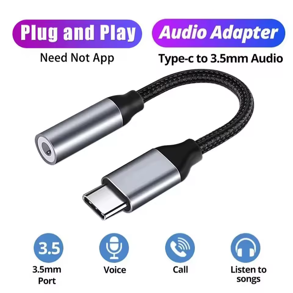 Adaptador tipo C a 3.5mm