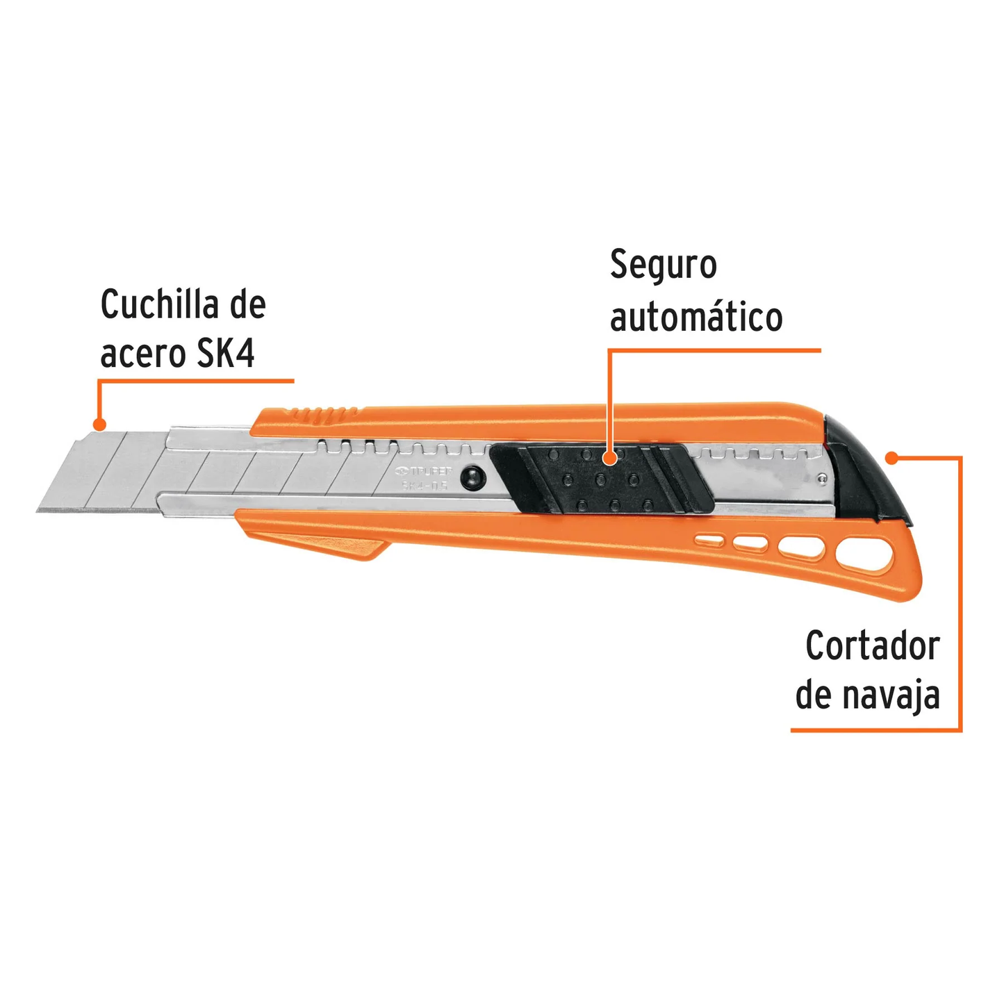 cuchilla de acero CUT-6 Truper 16974