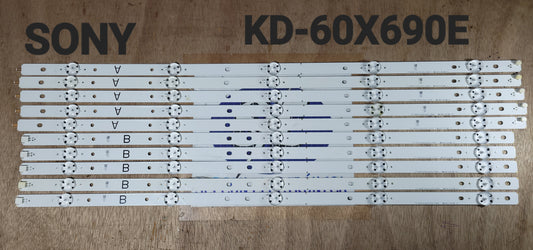 Tira LED para televisión SONY " KD-60X690E KD-60X6700E
