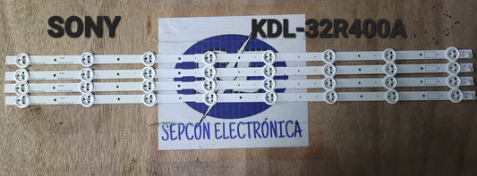 Tira LED para televisión SONY " KDL-32R400A