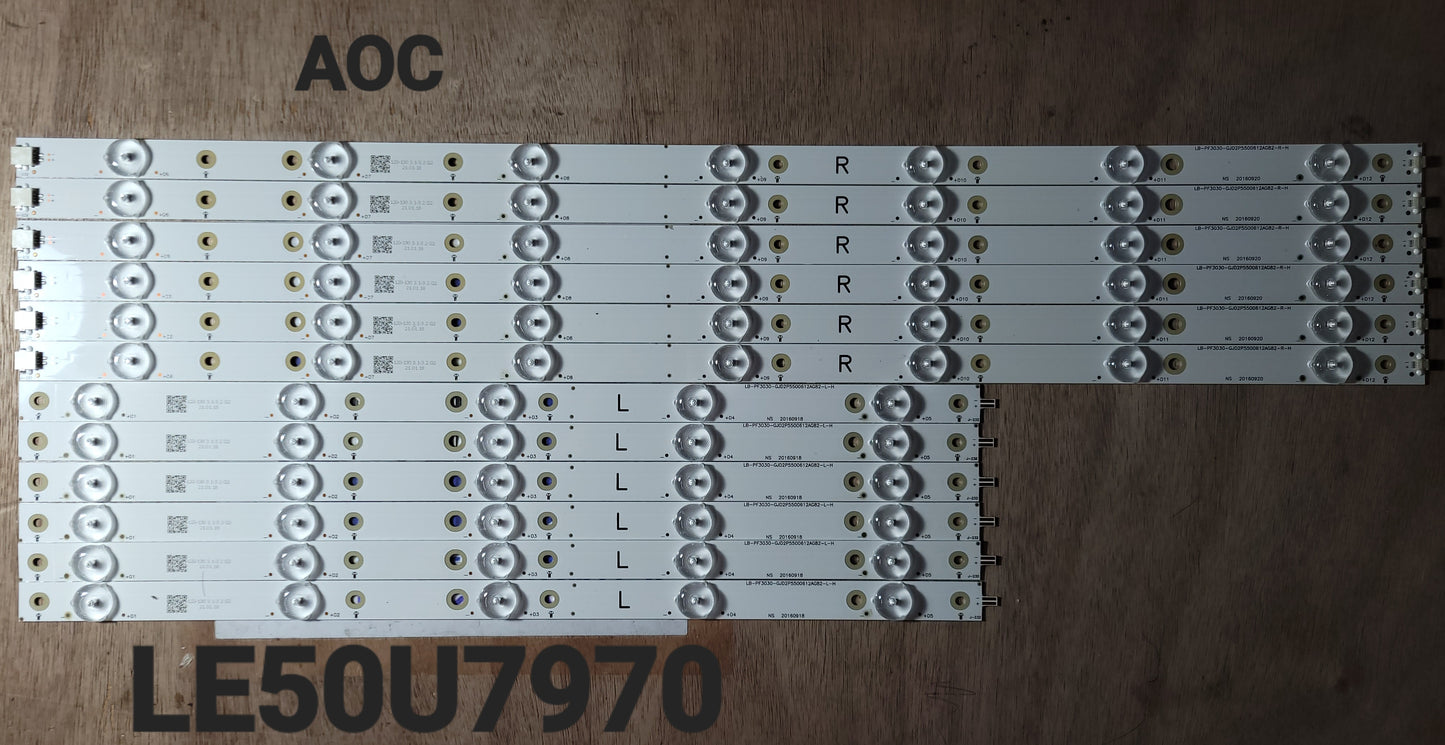 Tira LED para televisión AOC " LE50U7970, LE50S5970