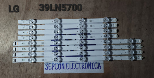 Tira LED para televisión LG 39" 39LN5700 39LN5708,..570,..540U,..5300,..5707-ZA, 39LA616V-ZG