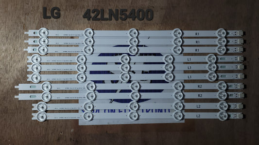 Tira LED para televisión LG 42" 42LN5400 42LN5700