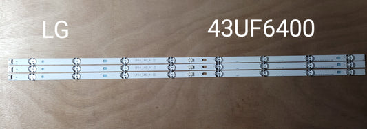 Tira LED para televisión LG 43" 43UF6400