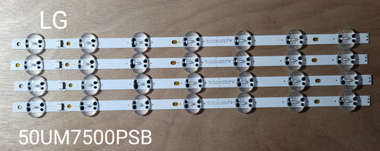 Tira LED para televisión LG 50" 50UM7500PSB 50UM73
