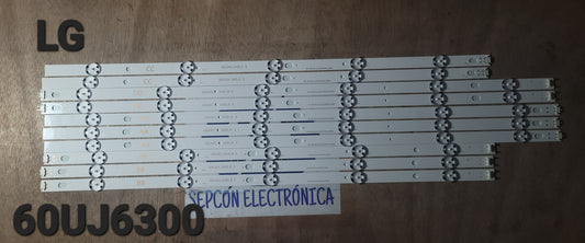 Tira LED para televisión LG 60" 60UJ6300