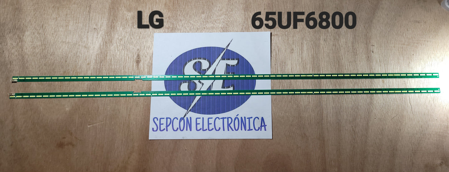 Tira LED para televisión LG 65" 65LF6350, 65UF6800