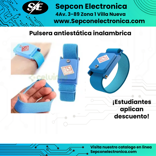 Pulsera antiestática Inalámbrica (no necesita conexión a tierra)