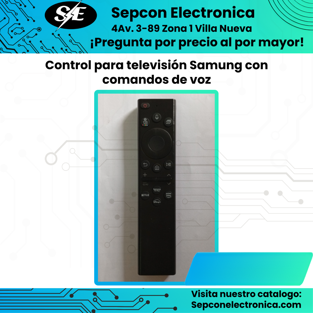 Control remoto para Televisión Samsung con función de voz