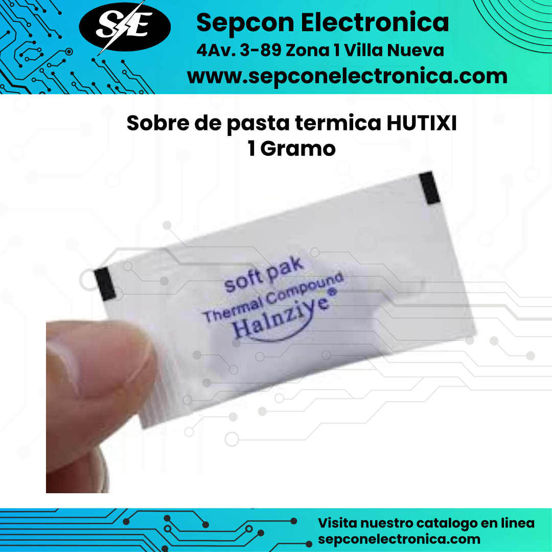 Pasta termica Sobre 1 Gramo Hutixi
