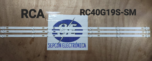 Tira LED para televisión RCA " RC40G195-SM