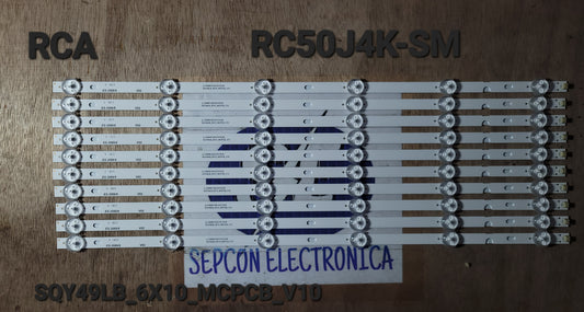 Tira LED para televisión RCA " RC50J4K-SM
