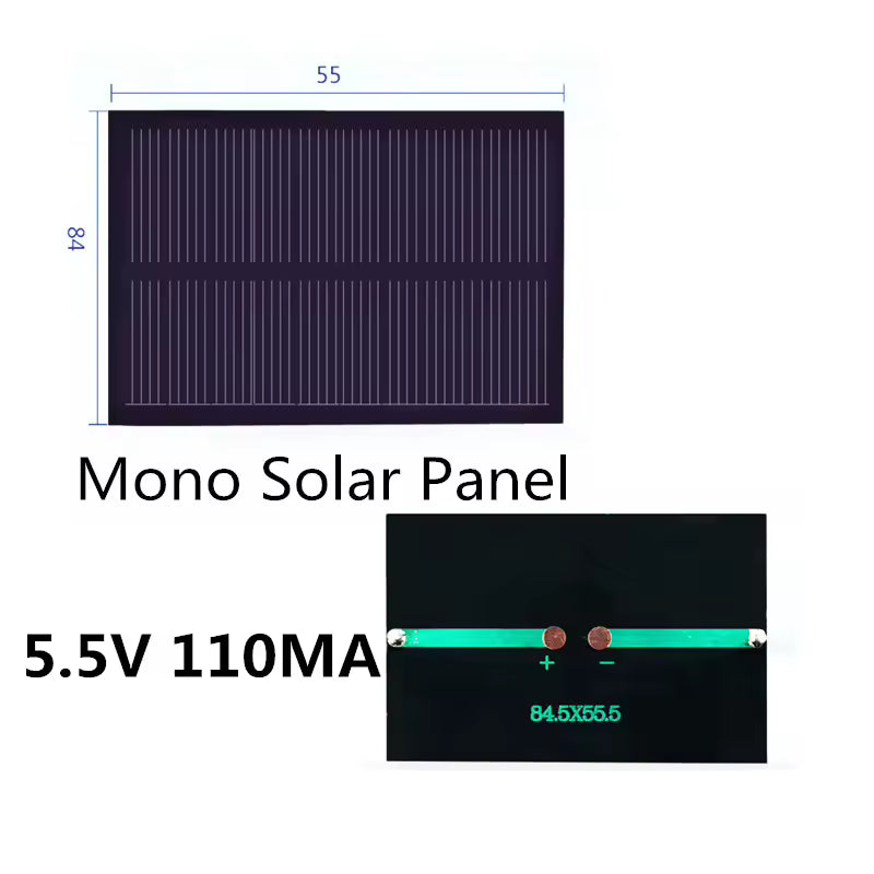 Panel solar 5.5V