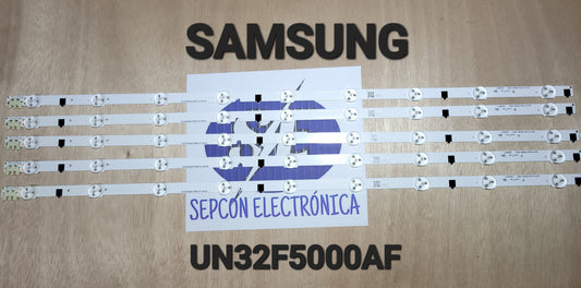 Tiras LED para televisión Samsung de 32 Pulgadas 32F5000AF, UN32F6300AF, UN32F5300