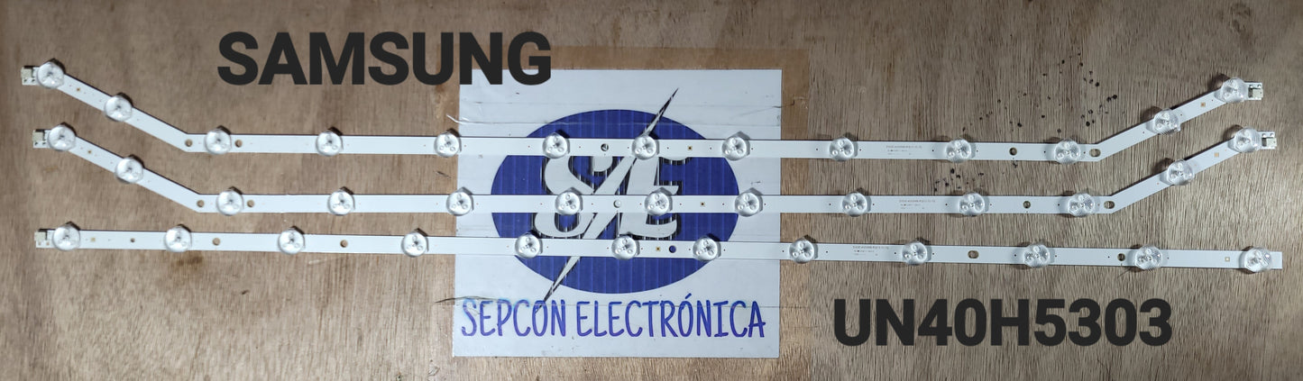 Tira LED para televisión SAMSUNG " UN40H5303
