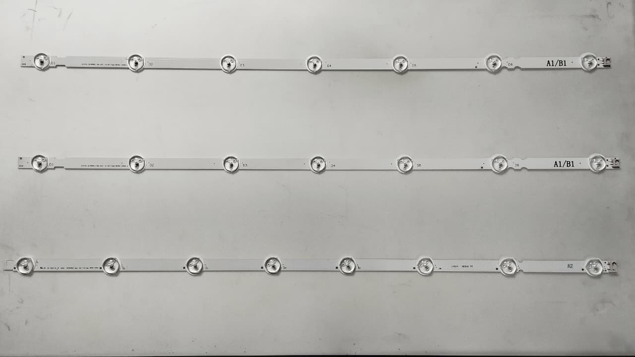 Tira LED para televisión LG 32" 32LA613B 2X7 1X8