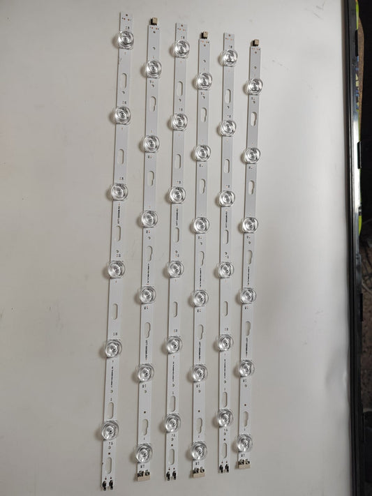 Tira LED para televisión SAMSUNG 50" 50AU7000, UN50TU8000P, UA50TU8000, UE50TU7100