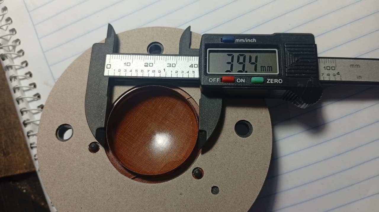 Membrana de repuesto NSDV - 6720 diámetro bobina 39.5 mm y Base 103 mm