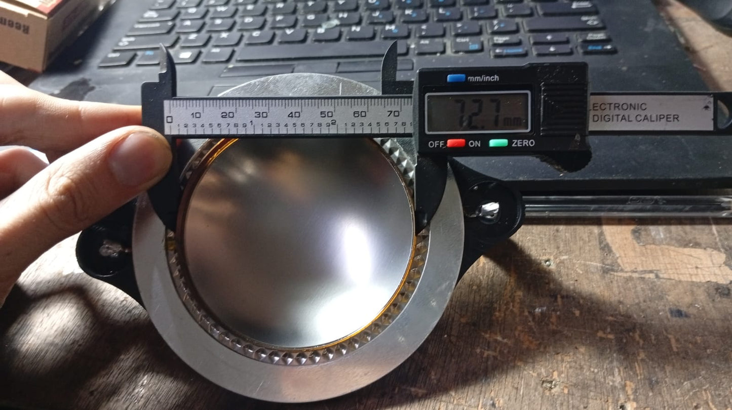 Membrana de repuesto TU - 72  diámetro bobina 73 mm y Base 103 mm