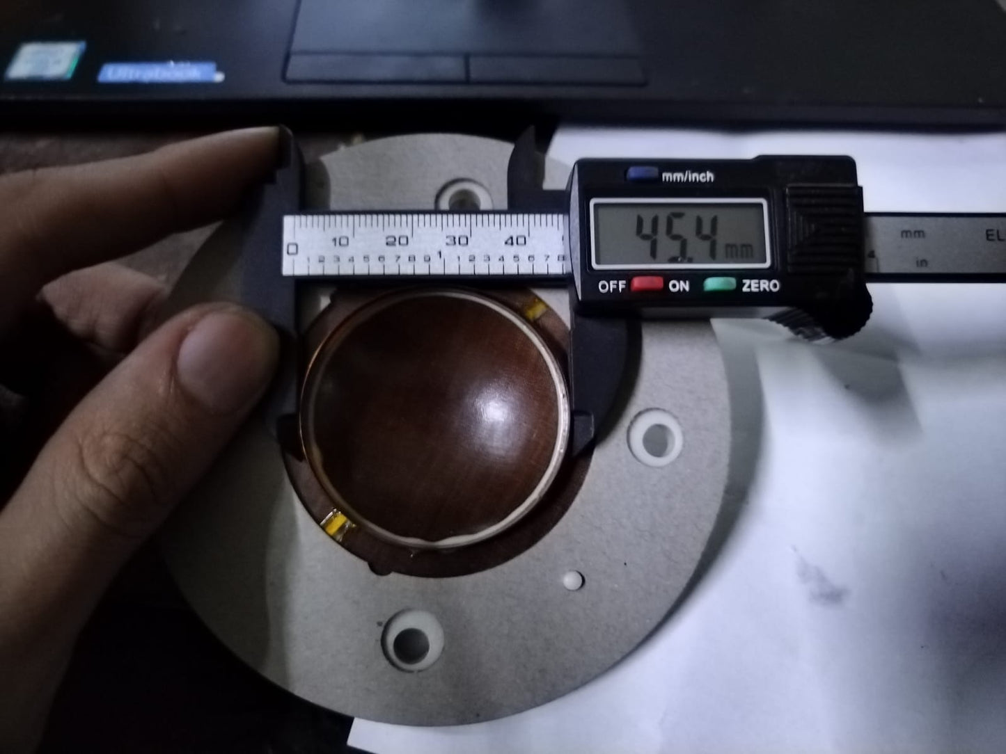 Membrana de repuesto TU 97 diámetro bobina 45.5 mm y Base 101.5 mm