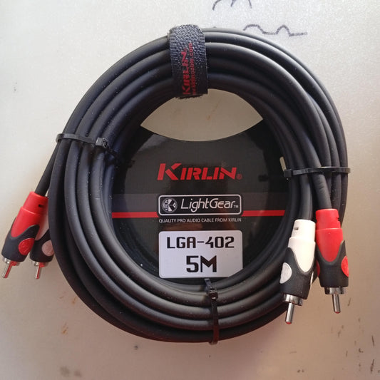 Cable Kirlin RCA de 5 Metros de Alta calidad Modelo LGA-402