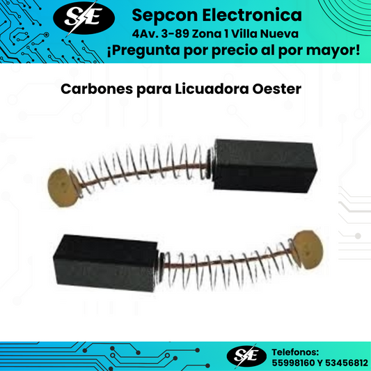 Carbones para Licuadora Oster