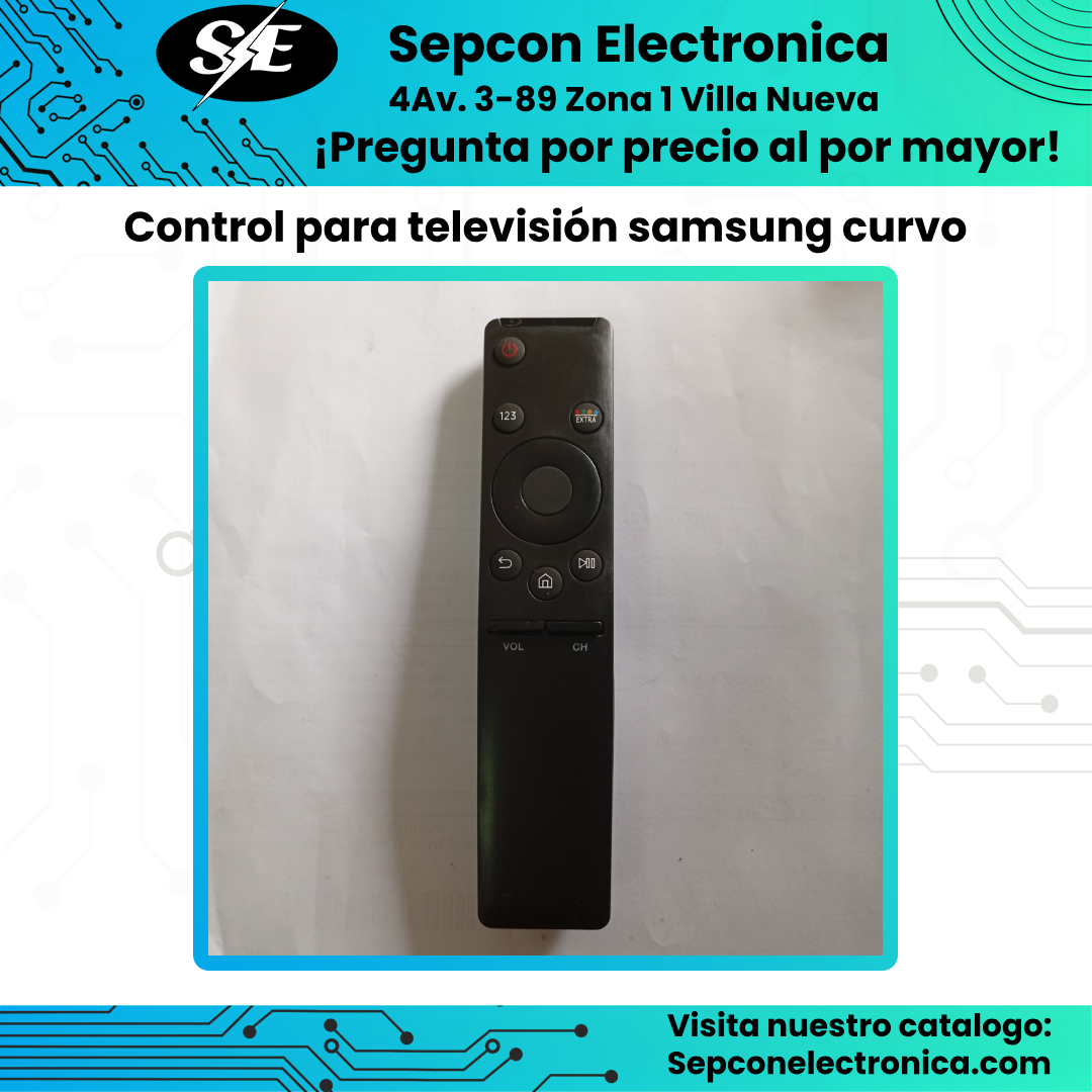 Control remoto para Televisión Samsung Curvo