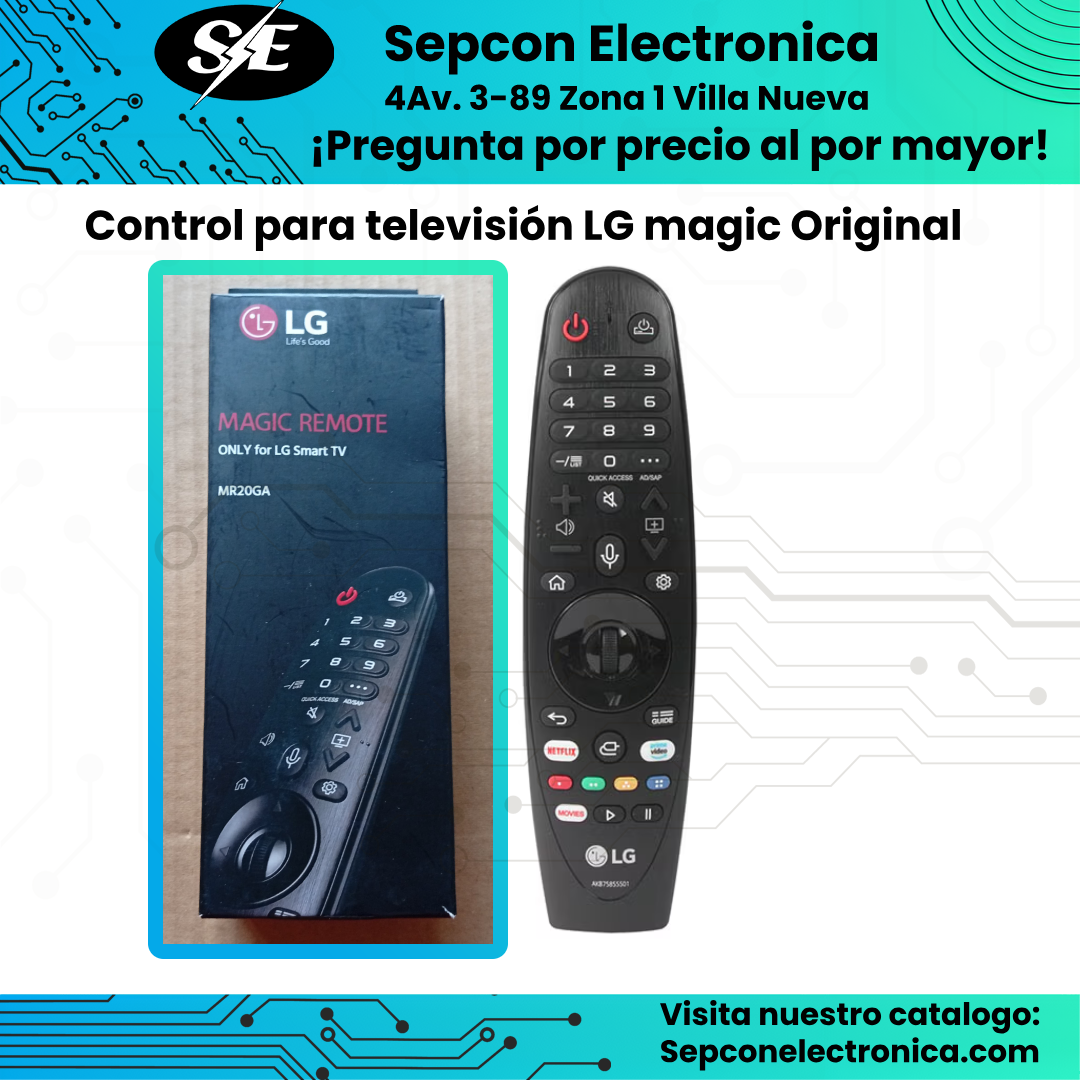 Control remoto Magic para Televisión LG
