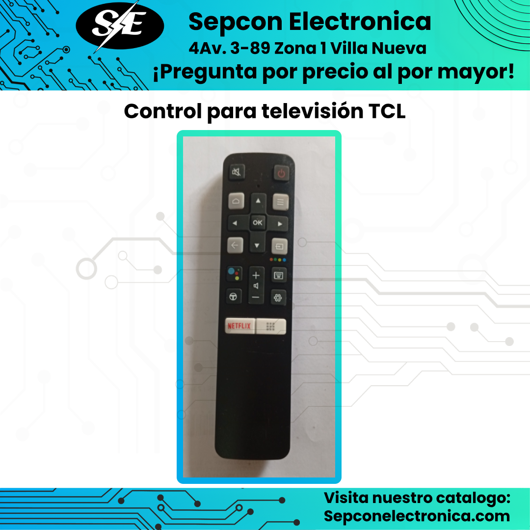 Control remoto para Televisión TCL