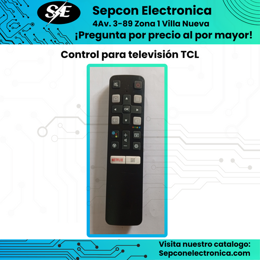 Control remoto para Televisión TCL
