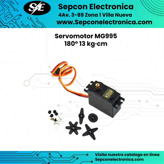 Servomotor MG995 180° 13 kg·cm